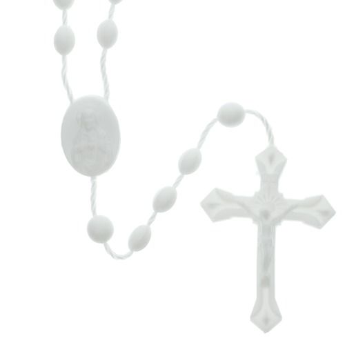 White Cord Rosary