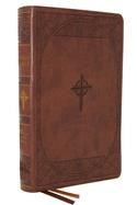 New American Bible, Revised Edition, Catholic Bible, Large Print Edition, Leathersoft, Brown, Comfort Print: Holy Bible