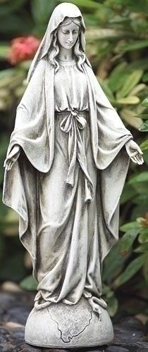 Our Lady of Grace Garden statue, 14" tall