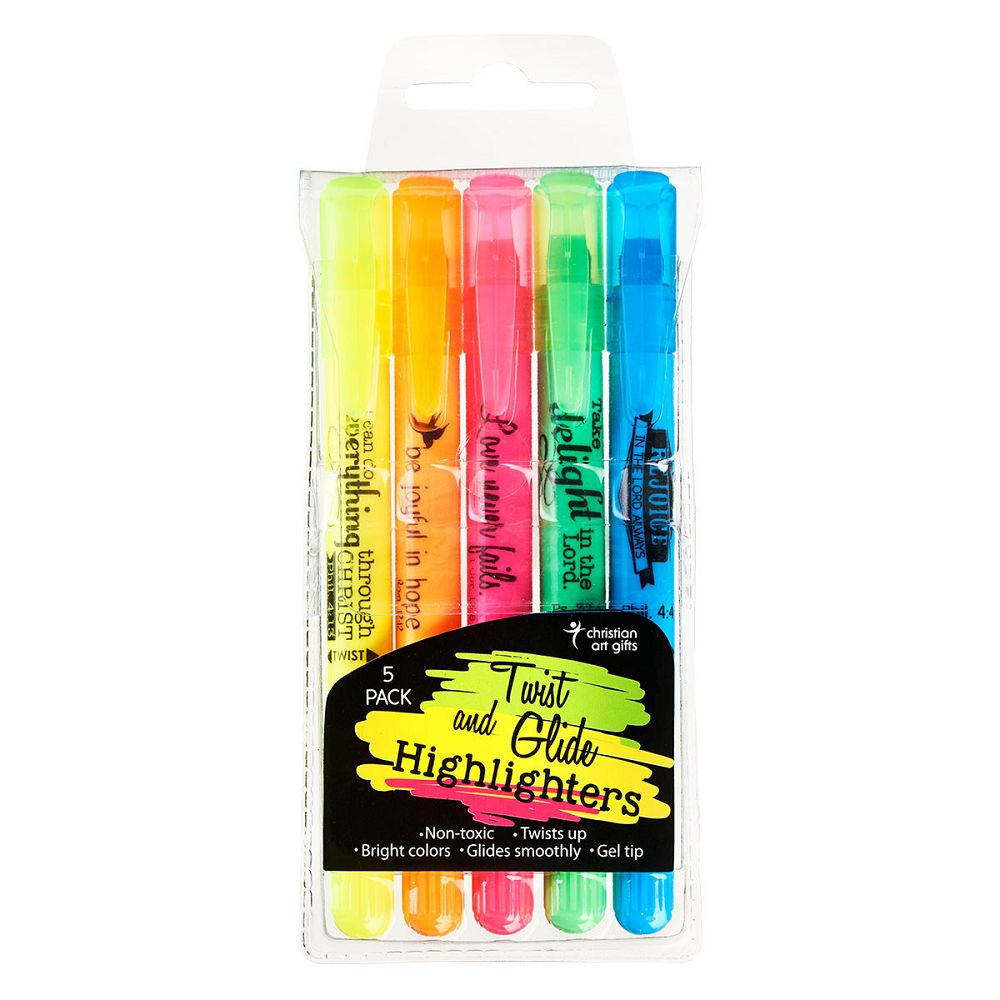 Bible Gel Highlighters, 5 pk