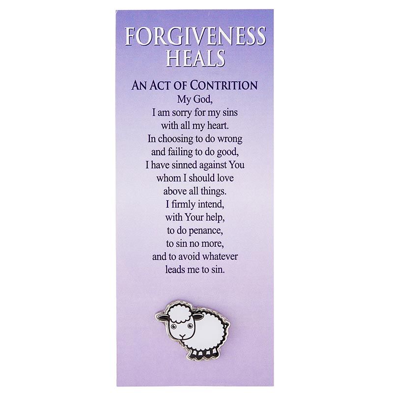 Forgiveness Heals bookmark and pin
