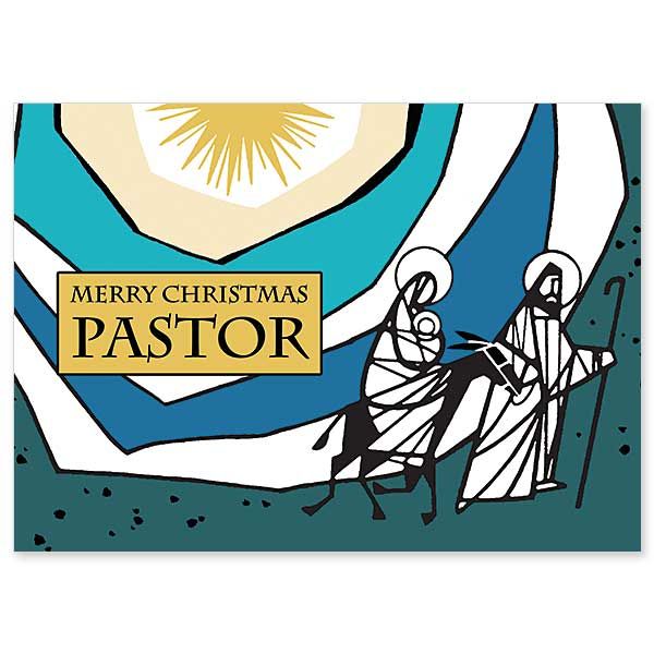 Merry Christmas Pastor card