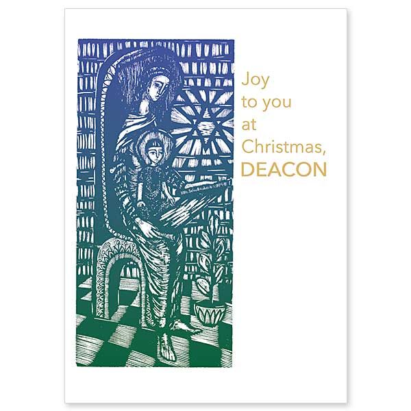 Joy to You at Christmas Deacon card