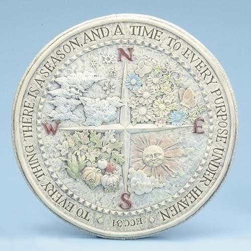 Ecclesiastus Garden Stone, 12" diameter
