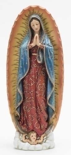 Our Lady of Guadalupe statue, 11.25" tall