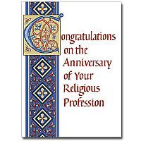 Religious Profession Anniversar