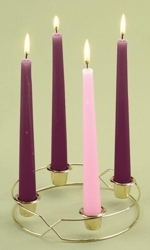 Advent Wreath with candles