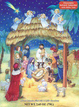 Nativity chocolate advent calendar