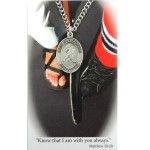 Hockey Medal with 24" chain and Prayer Card Set