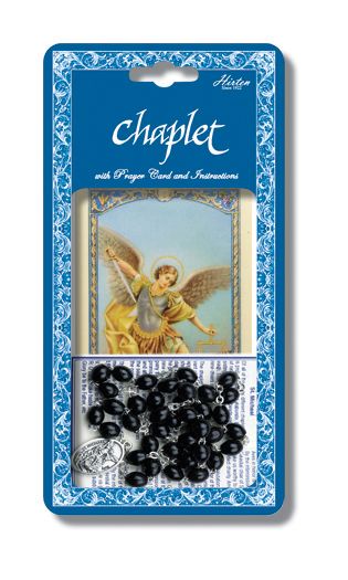 St. Michael black wood chaplet