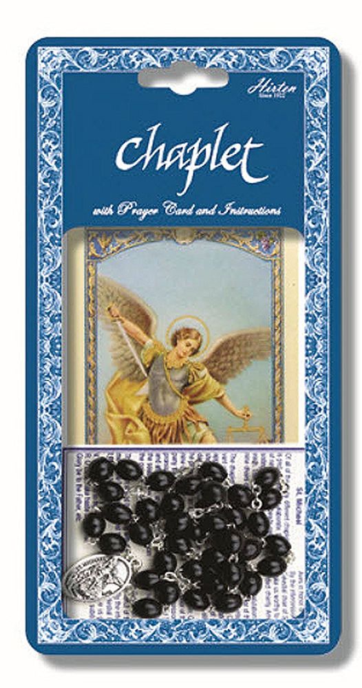 St. Michael Chaplet Black Beads