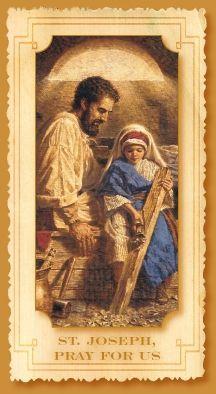 St. Joseph prayercard