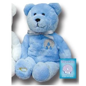 Baptism Bear Blue