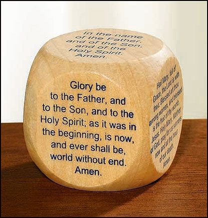 Prayer Cube Catholic Prayers