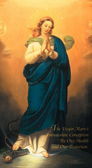 Immaculate Conception holycard
