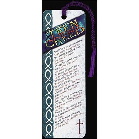 Teen Creed  Bookmark-tassel