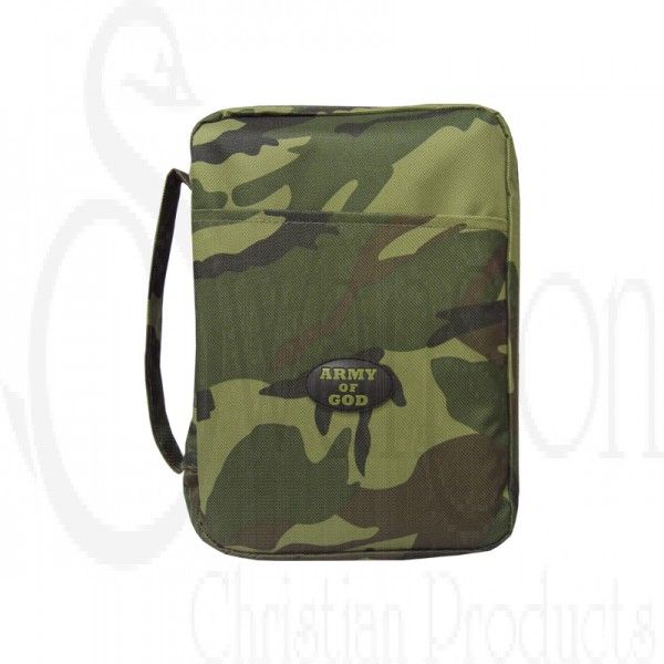 Army of God camouflage bible cover, medium